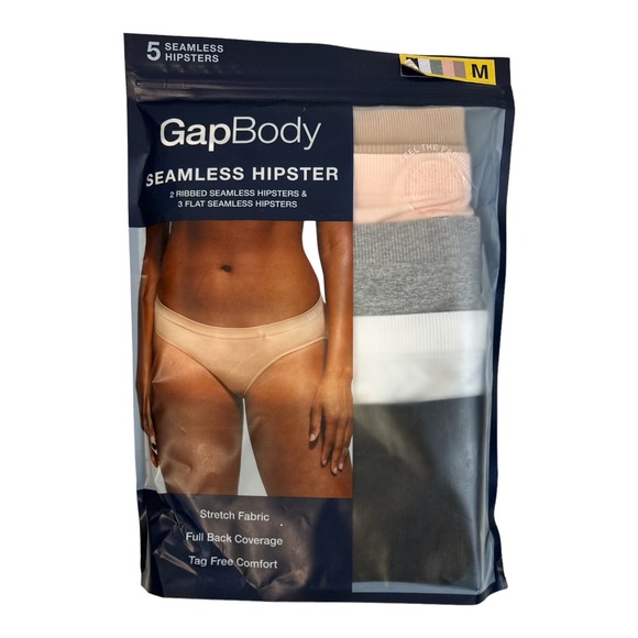 Gap Body Other - GapBody Womens Underwear Size M Assorted Hipster Seamless 5-Pk Tag Free Stretch